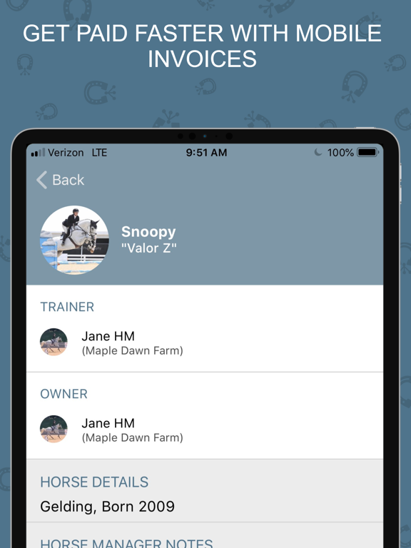 HorseLinc: Equine Management iPad screenshot 4 - Business app