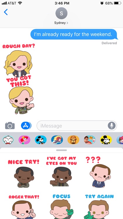 Captain Marvel Stickers
