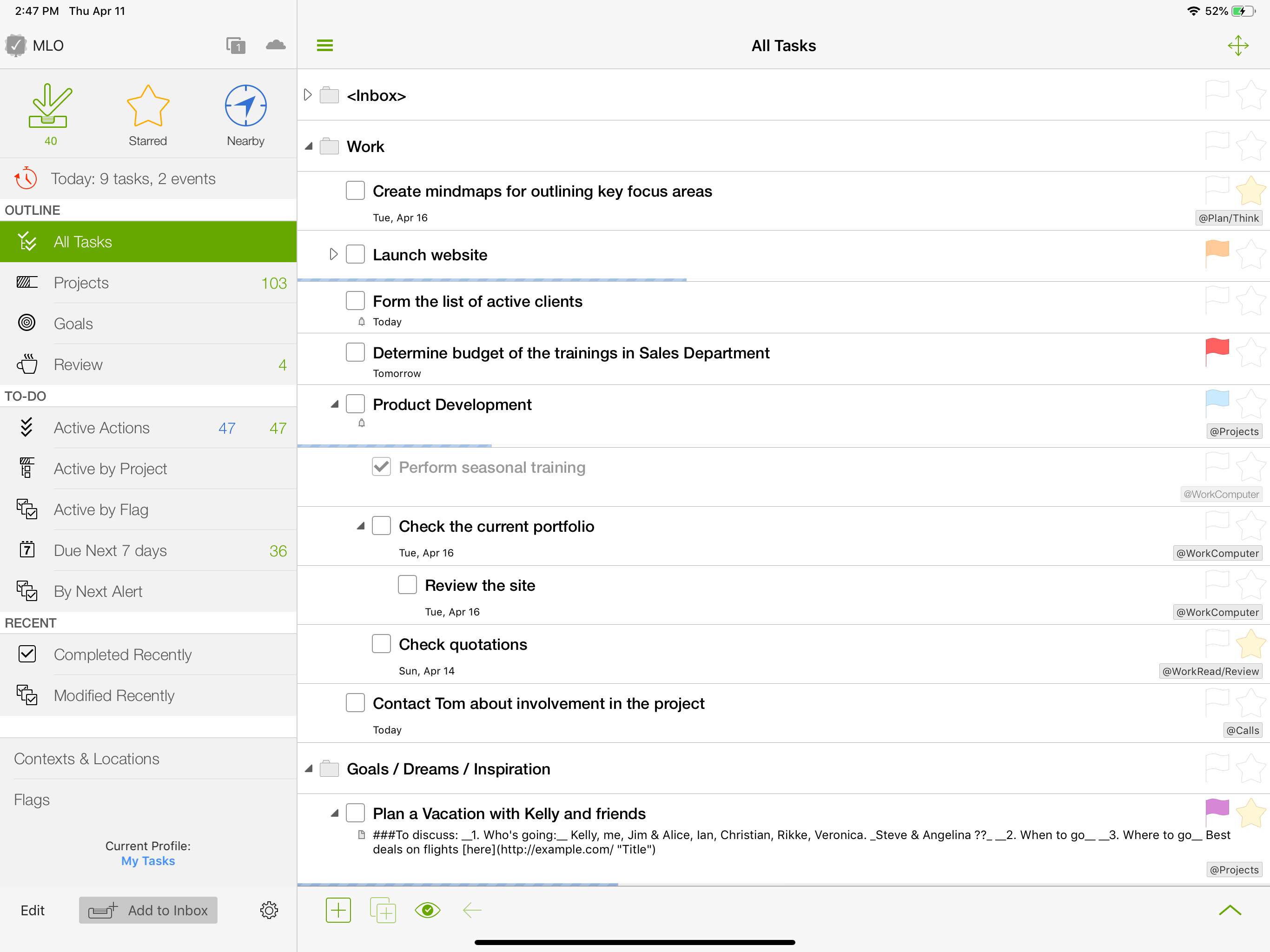 MyLifeOrganized 3