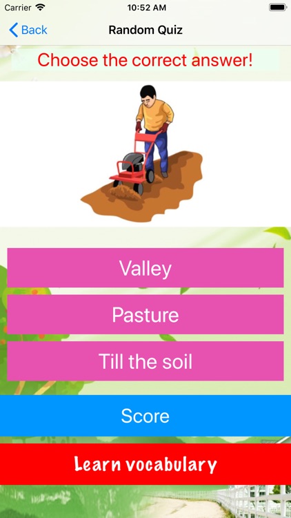 Countryside vocabulary screenshot-4