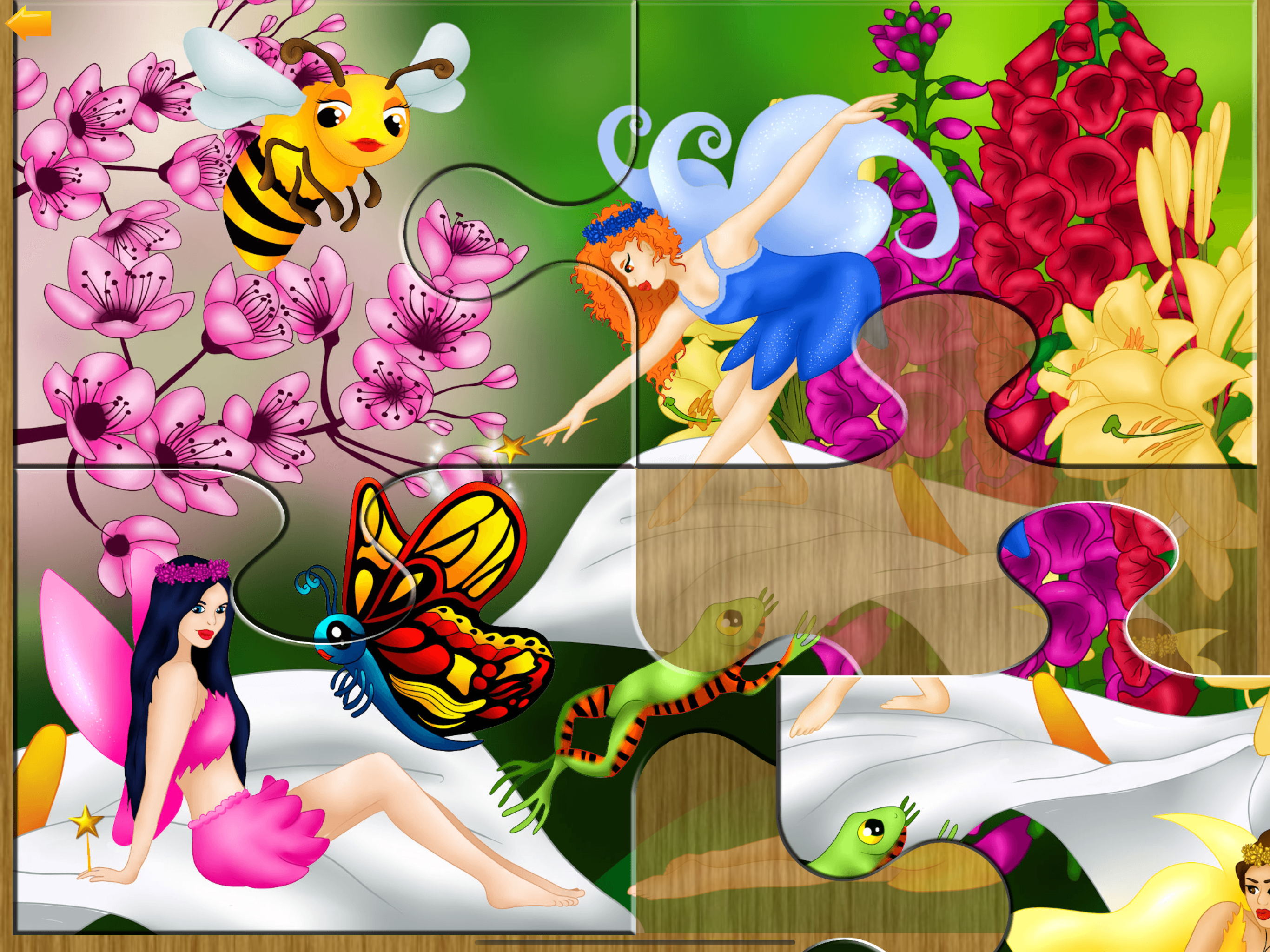 Princess jigsaw puzzle game