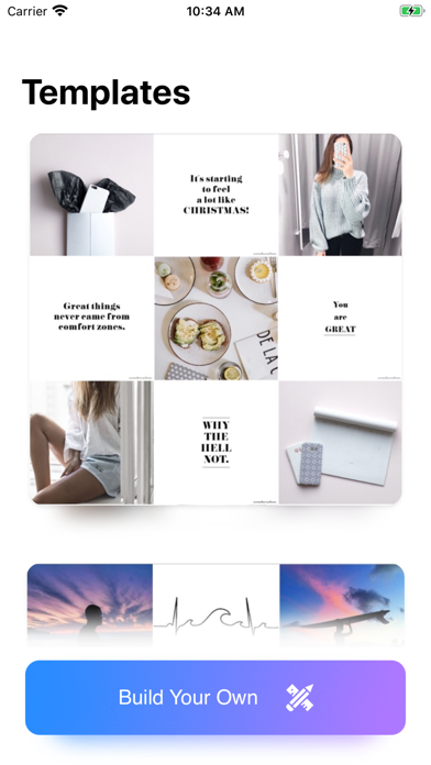 Insta Grid by zeeeedha app screenshot