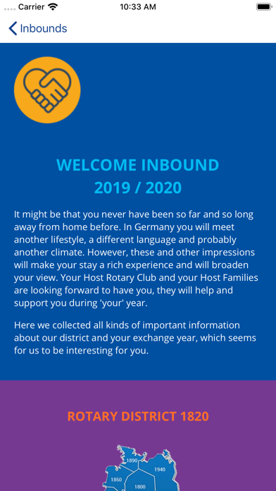 Rotary Jugenddienst D1820 Screenshot