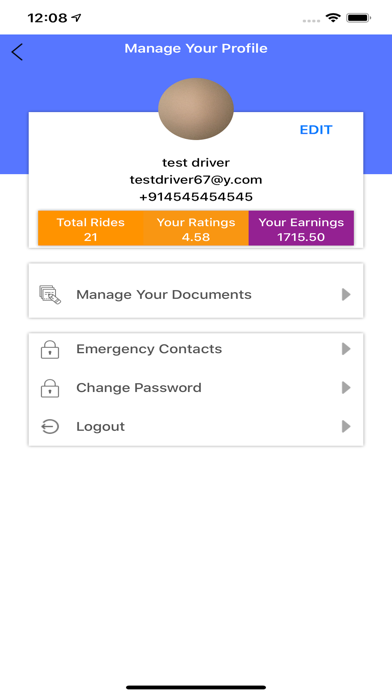 Myghtaxi Driver screenshot 2