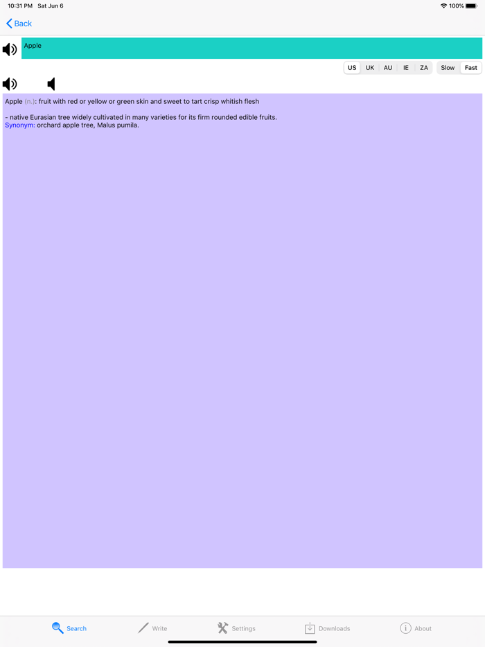 English Audio Dictionary