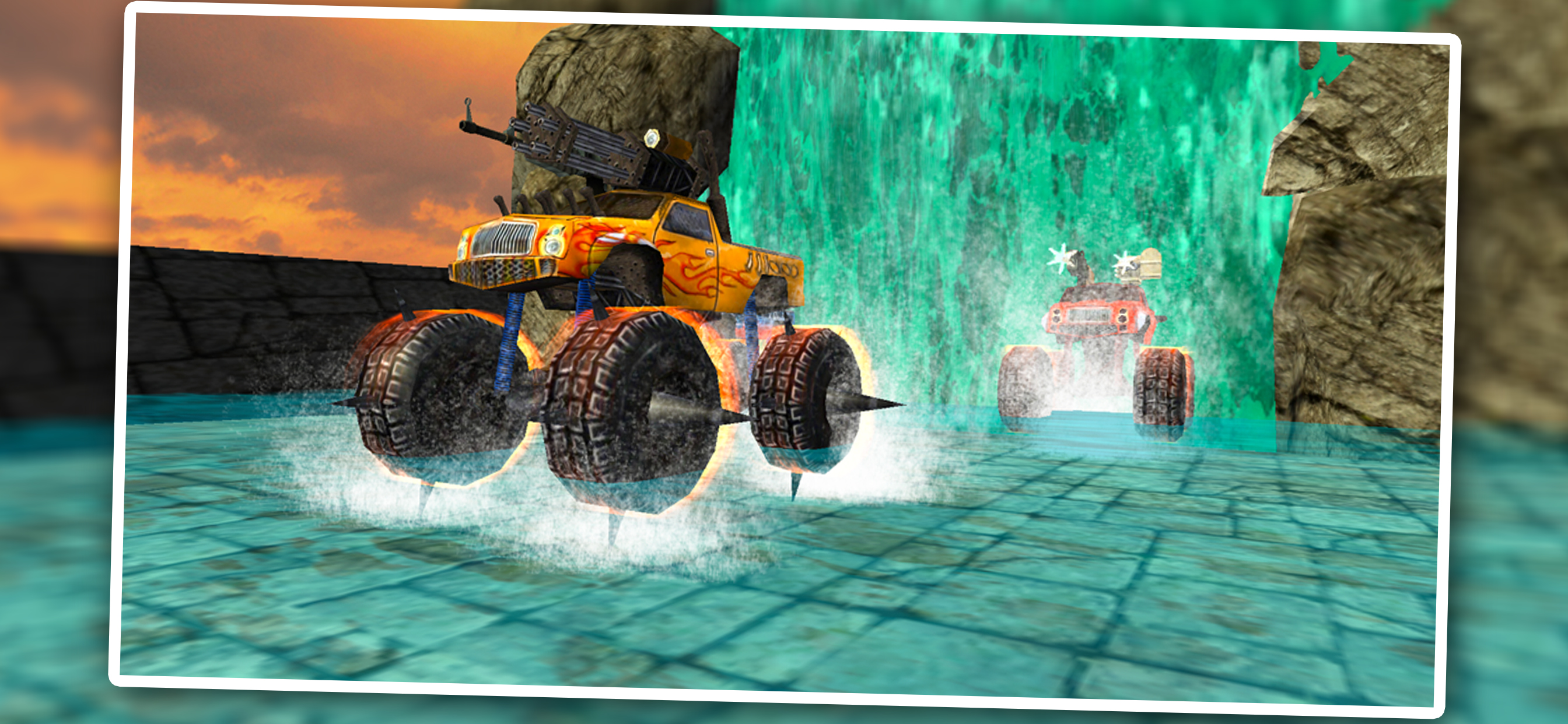 Crazy Monster Truck Fighter 3D