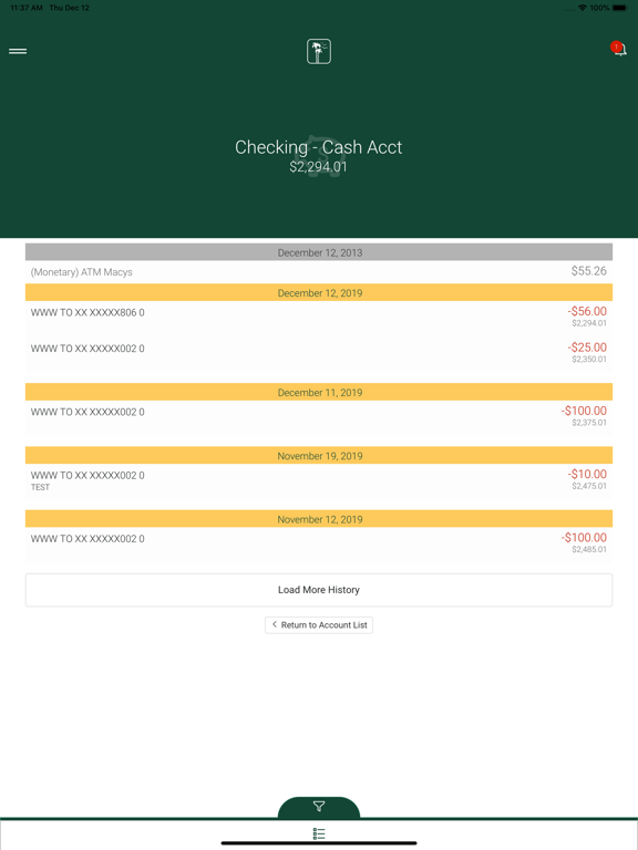 App screenshot