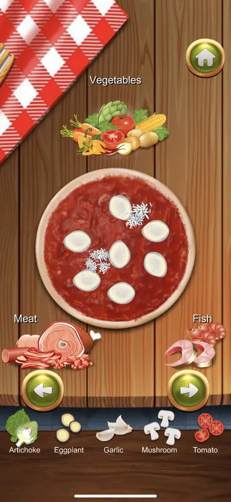 Cocinar Pizza Juego para niños