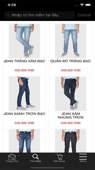 Quần jeans nam - Quần bò nam screenshot 2
