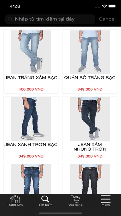 Quần jeans nam - Quần bò nam