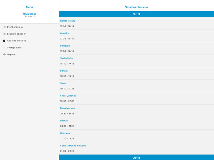 Domingo Alonso Group Check-in