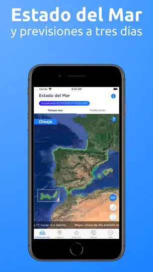 Captura de pantalla de IMar en iPhone 1