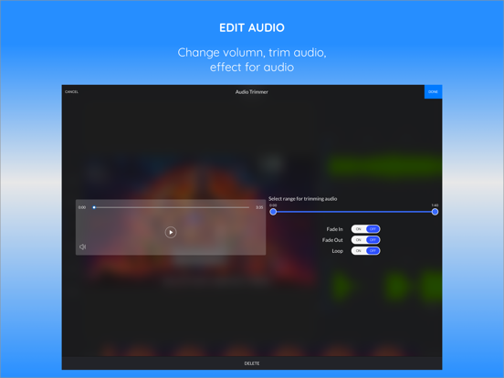 CrVid - Great video editor! iPad screenshot 6 - Photo & Video app