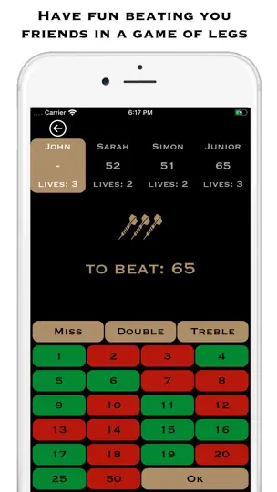 Darts Score Pro iPhone-skjermbilde 6