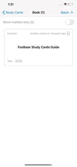 Game screenshot Foolbear Study Cards apk