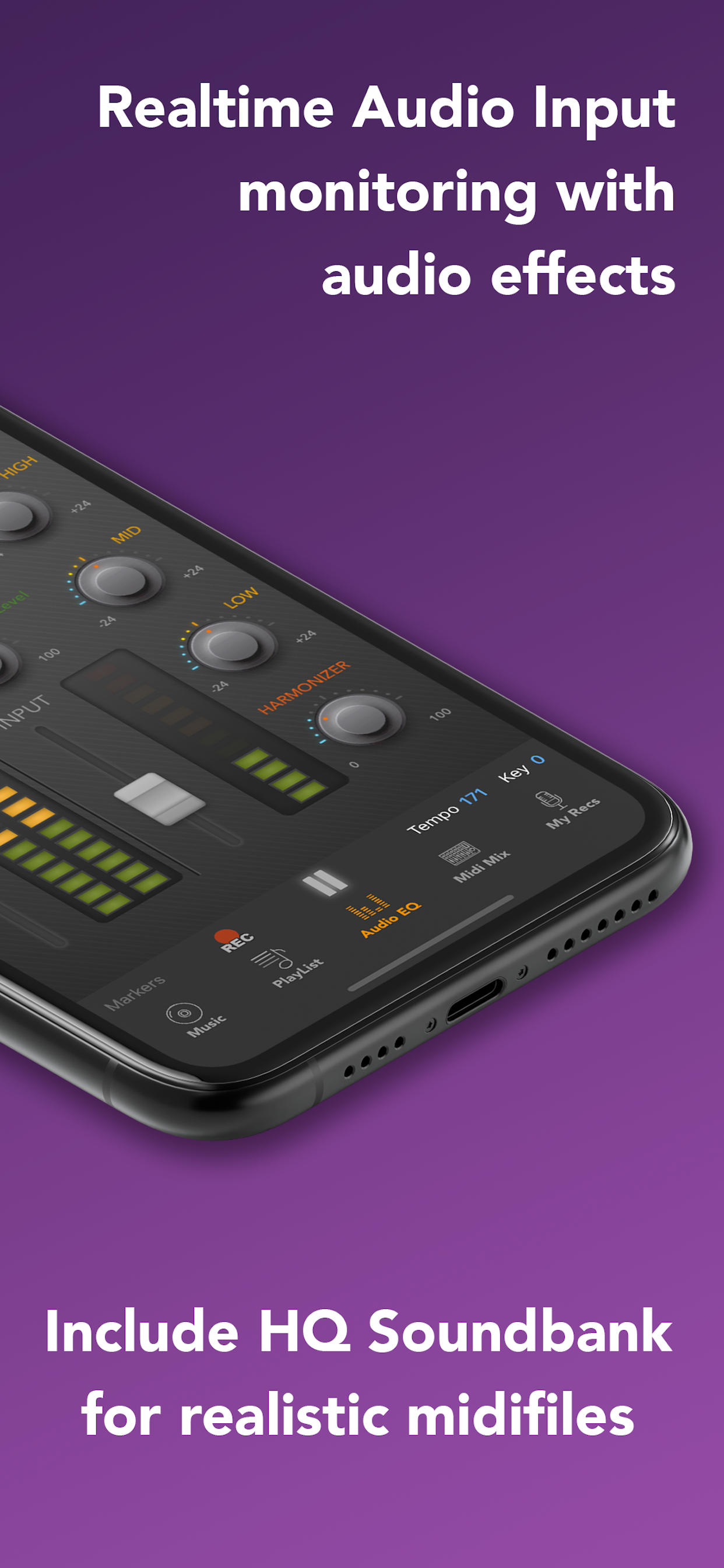 micOnTrax: Midi Audio Player screenshot 2