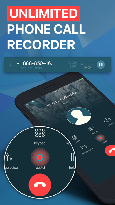 Screenshot #1 pour Call App & Call Recorder