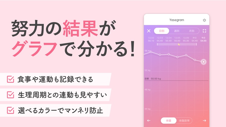 シンプル体重管理 - Yasegramで簡単ダイエット