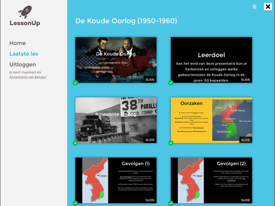 LessonUp iPad app afbeelding 5