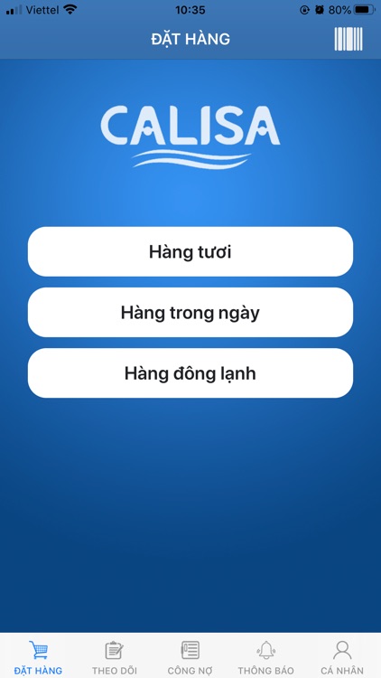 Hải sản Calisa ( Customer )