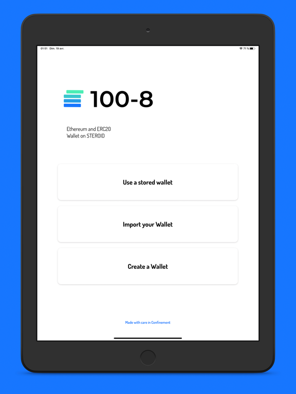 100-8 DApps iPad screenshot