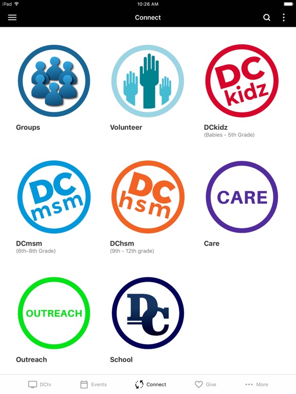 Desert Chapel iPad screenshot 3 - Lifestyle app