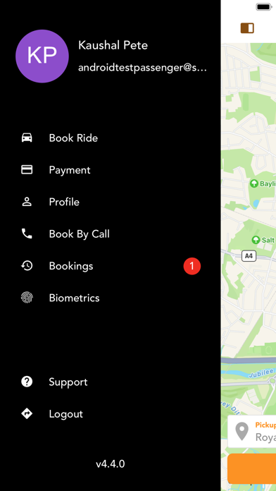 SAFE4U Ride Screenshot