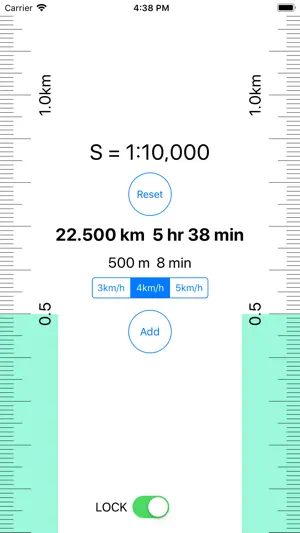 MapRuler for paper map screenshot 2