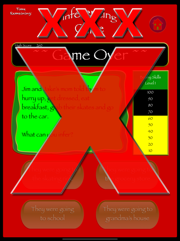 Brainy Skills Inferencing Game iPad screenshot