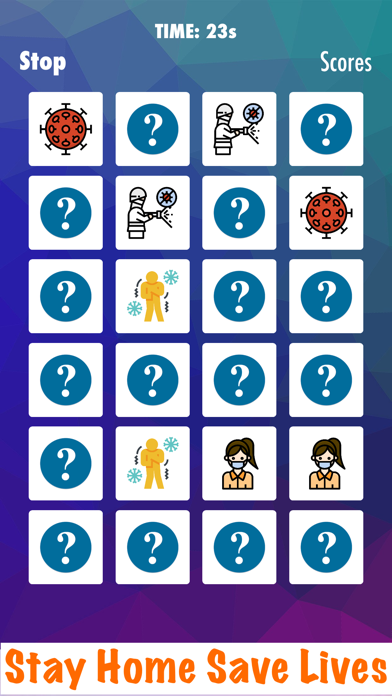 Screenshot #1 pour NCOVI Memory Game