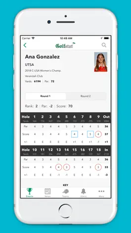 Game screenshot Golfstat Live mod apk