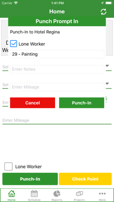 Timesheet Mobile™ screenshot 1