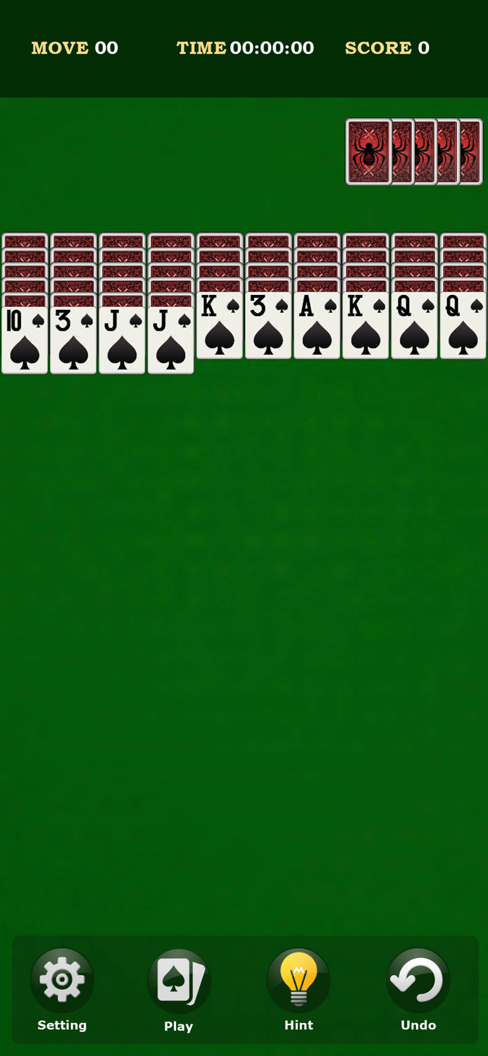 Spider Solitaire - Card