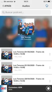 adn radio para iphone iphone capturas de pantalla 2