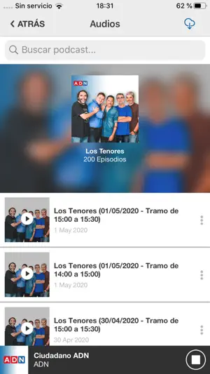 ADN Radio para iPhone screenshot 2