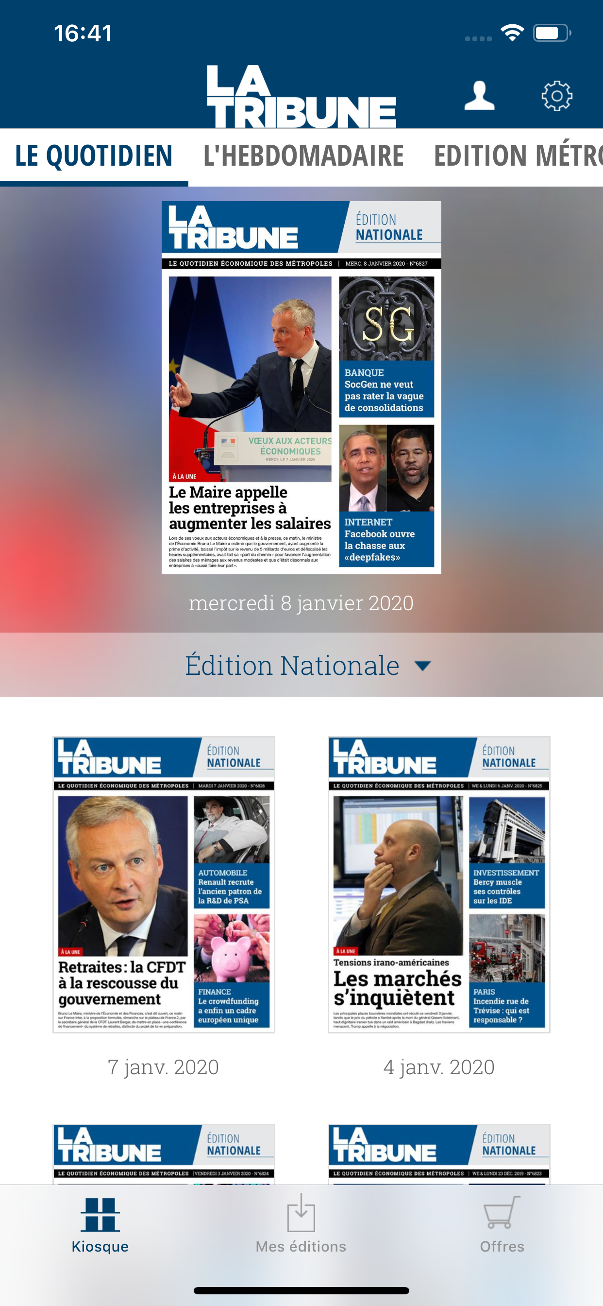 La Tribune - Kiosque Numérique