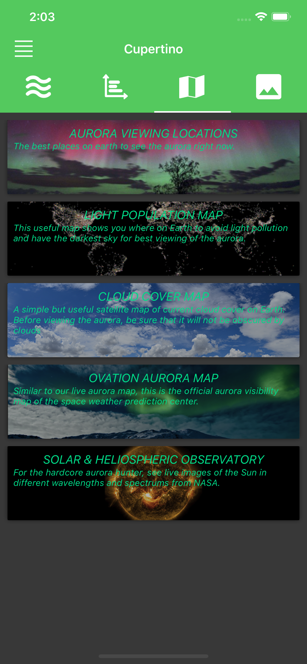 AuroraCast - Aurora Forecast screenshot 3