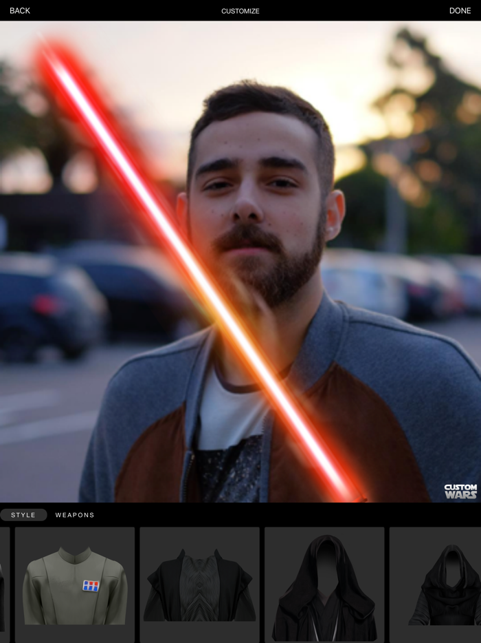 Custom Wars - Be a jedi star