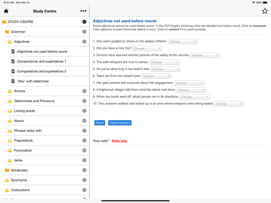 P2P Advanced English Course iPad screenshot 4 - Book app