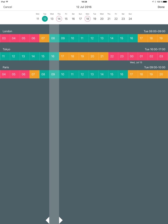 Screenshot #5 pour Meeting Planner by timeanddate