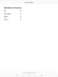 Movies I Have Seen ipad bilder 2