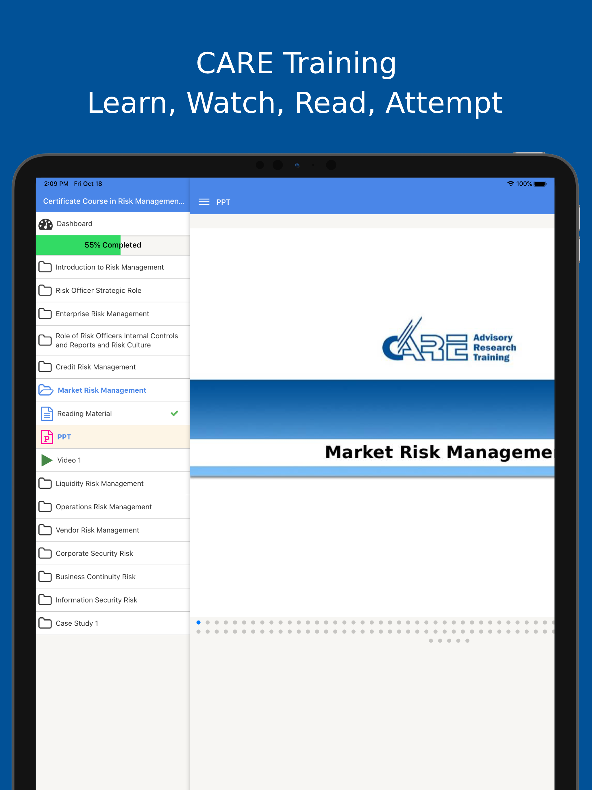 CARE Training App screenshot 10