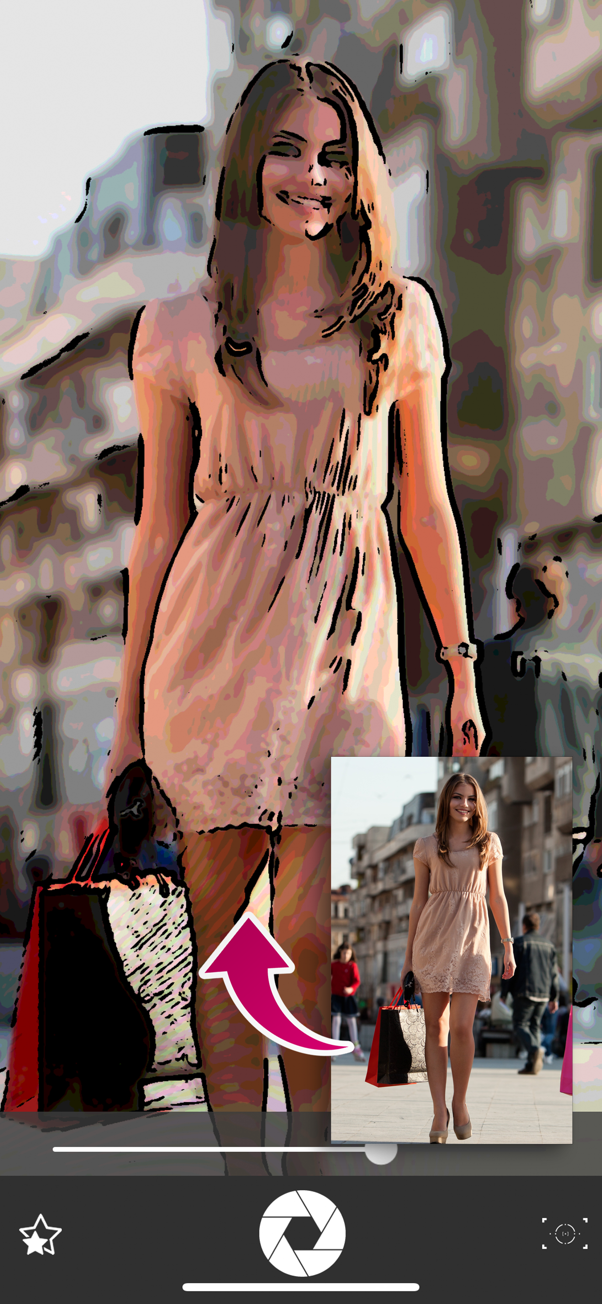 Beauty Sketch Drawing Camera screenshot 4