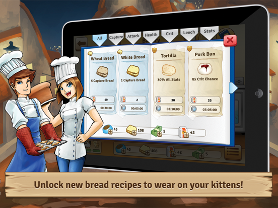 Bread Kittens iPad screenshot 5 - Games app