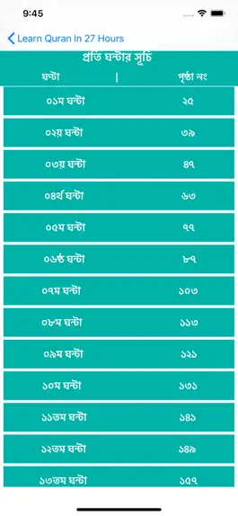 Game screenshot Learn Bangla Quran In 27 Hours apk