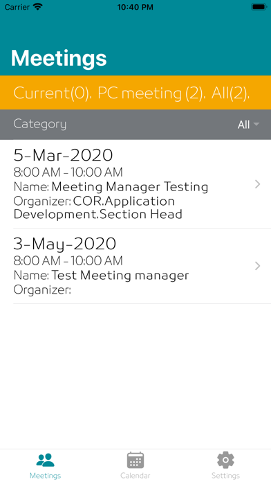 Screenshot #2 pour Meeting Manager- Oman Airports