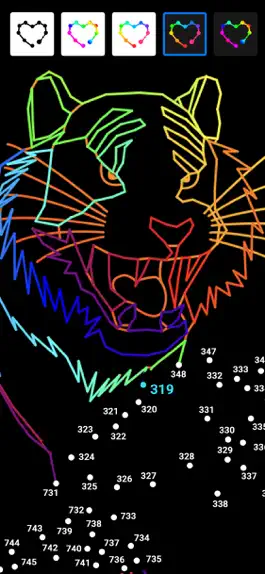 Game screenshot Dot to Dot to Coloring hack