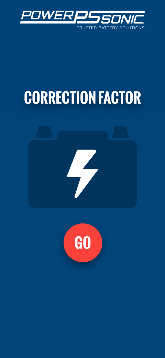CORRECTION FACTOR