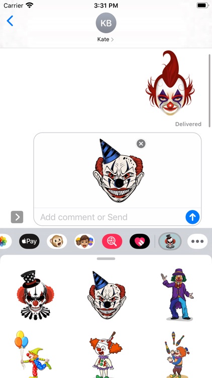 Bad Clown Stickers