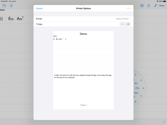 Screenshot #6 pour My Chord Book